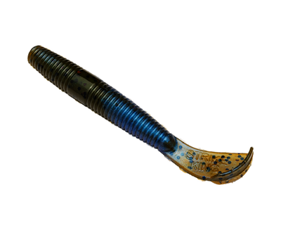 Strike King RGNCUTR-108 Rage Ned Cut-R Worm , Blue Craw