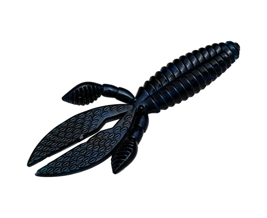 Strike King RO3-808 Baby Rodent 3"  Black Blue Swirl