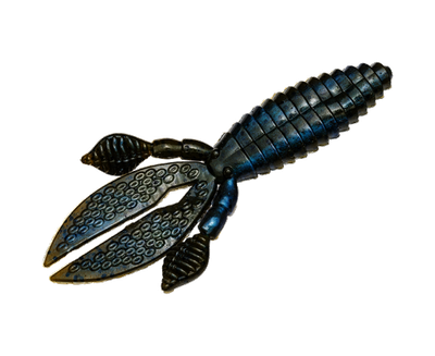 Strike King RO4-805 Rodent 4"  Blue Craw Red Flake, 6pk