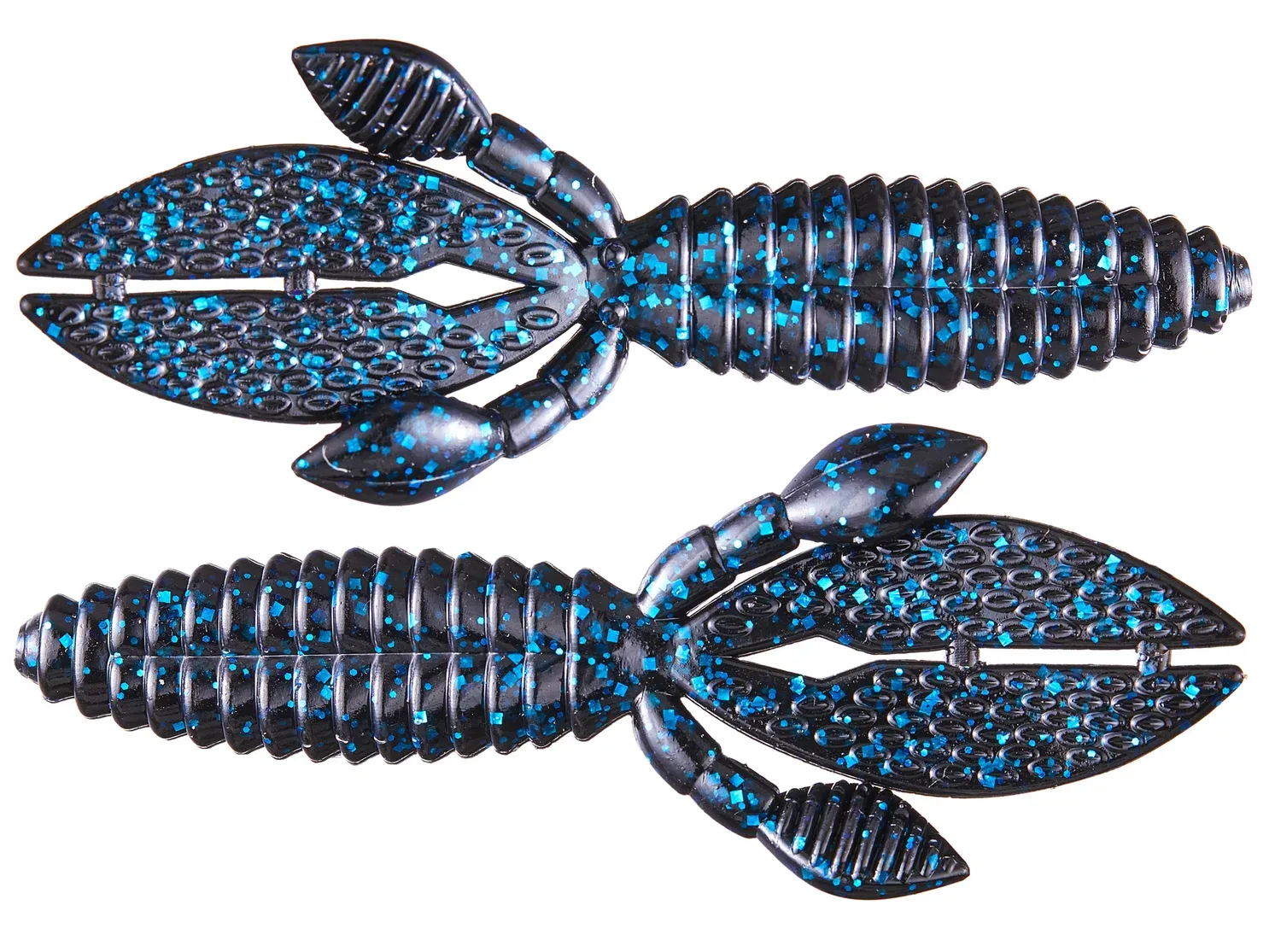 Strike King RO3-2 KVD Perfect Plastics Baby Rodent, 3", Black