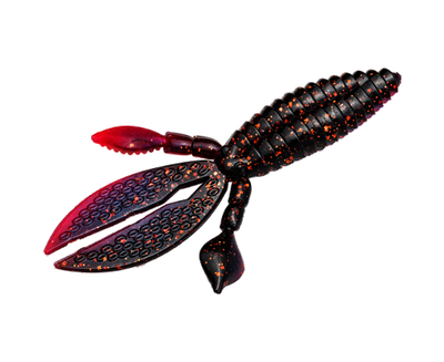 Strike King RO4-809 Rodent 4"  Tequila Sunrise Orange Flake, 6pk