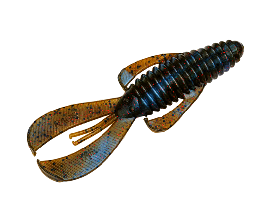 Strike King Rage Mag Bug 4.5 Blue Craw Red Flake 6pk