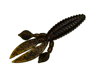 Strike King RO4-18 Rodent 4" Watermelon Red &amp; Black, 6pk