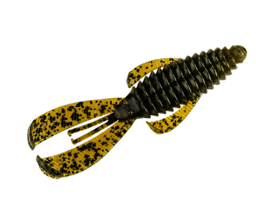 Strike King Rage Tail Magnum Rage Bug 4.5", Green Pumpkin