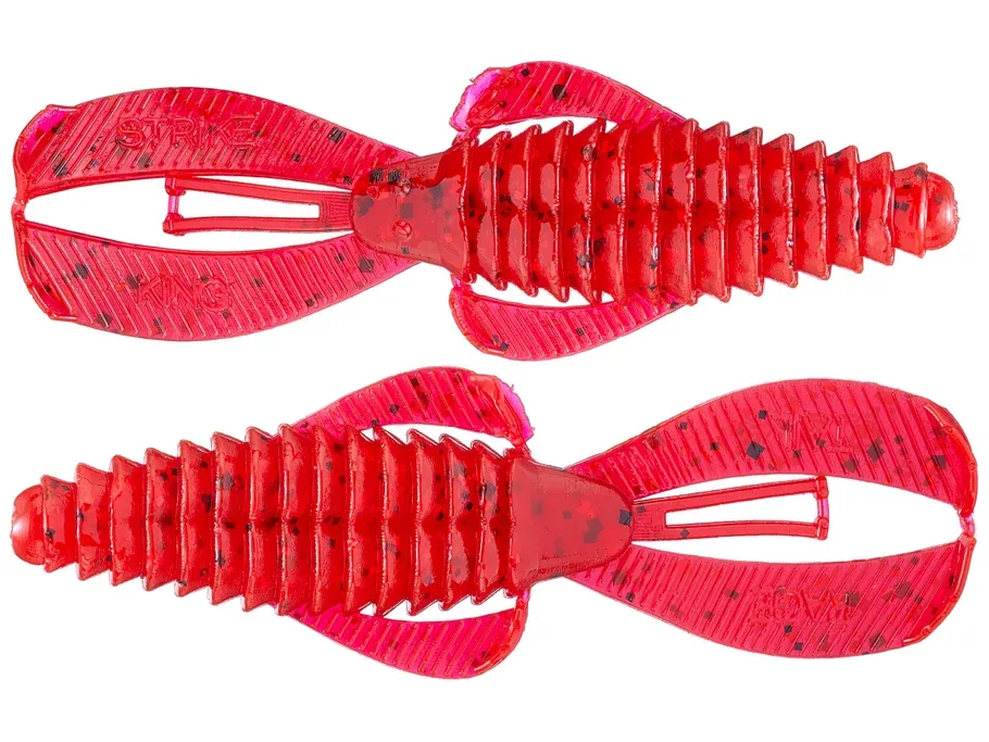 Strike King Rage Tail DB Bug Delta Red