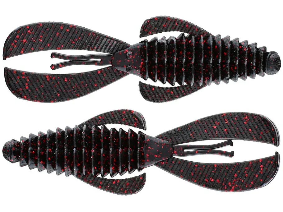 Strike King Rage Tail DB Bug Black Neon 