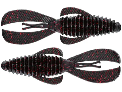 Strike King Rage Tail DB Bug Black Neon 