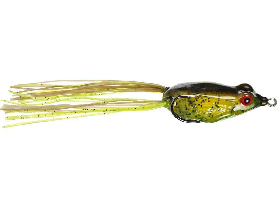 Strike King SFKVD-179 KVD Sexy Frog Hollow Body Rattle Bait, 2 1/2" Watermelon Green Pumpkin Back