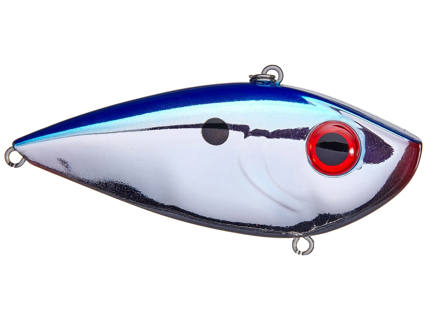Strike King Red Eye Shad, 1/4oz Smokey Chrome/Blue