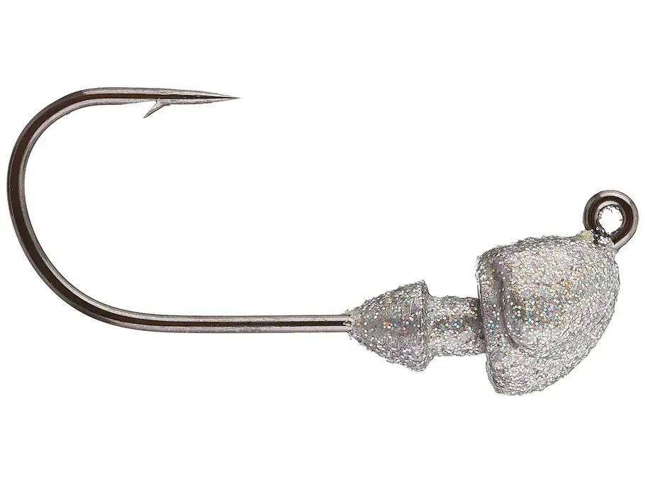Strike King SSH38-730 Squadron Swimbait Head 3/8oz , Silver Bling