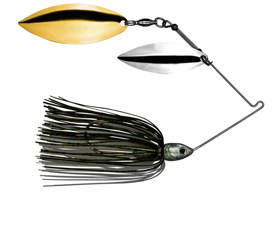 Strike King TG Spinner W/W, 1/2oz Olive Shad