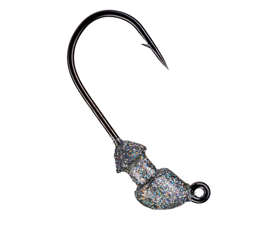 Strike King Squadron Swimbait Head 1/8oz , Silver Bling