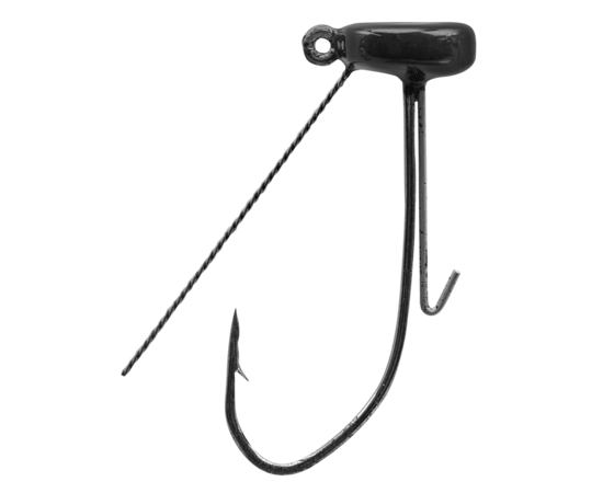 Strike King TG Ned Jig Head  3/16oz Black 4pk