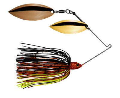 Strike King TG Spinner W/W, 3/8oz Green Tomato