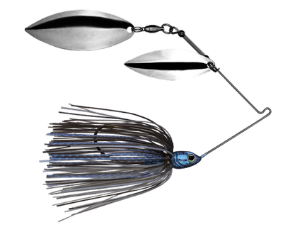 Strike King TG Spinner W/W, 3/8oz Blue Glimmer