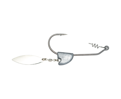 Strike King TGBLB38-U Tour Grade Belly Blade 3/8 oz,Unpainted