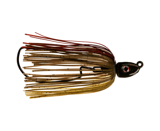 Strike King TGSSJ14-46 Tour Grade Swinging Swim Jig, 1/4 oz, Green