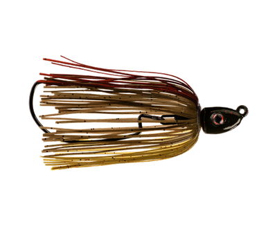 Strike King TGSSJ14-46 Tour Grade Swinging Swim Jig, 1/4 oz, Green