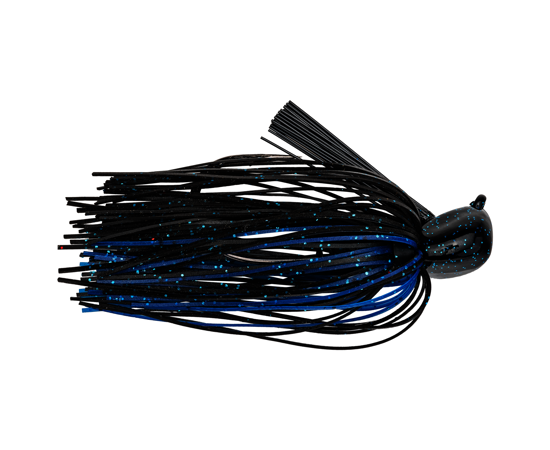 Strike King TGSKJ12-2 Tour Grade Skipping Jig 1/2 oz, Black Blue 1pk