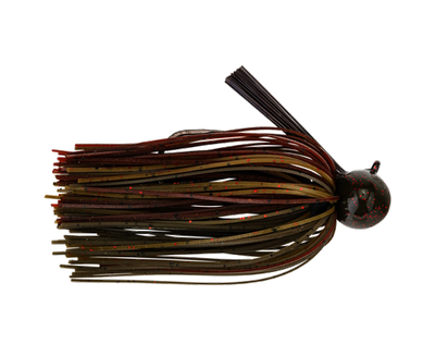 Strike King Tour Grade Football Jig, 1/2 oz, Green Pumpkin