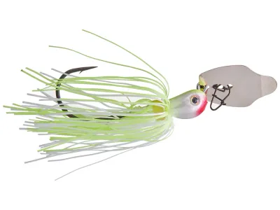 Strike King Thunder Cricket, 3/8oz Chartreuse/White