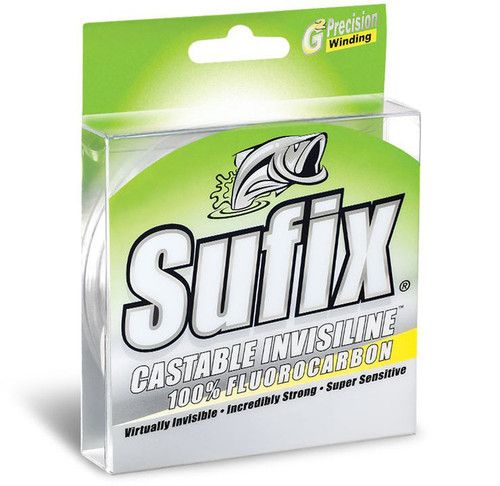Sufix 680-904C Castable Invisiline Fluorocarbon 4lb 100yd Clear