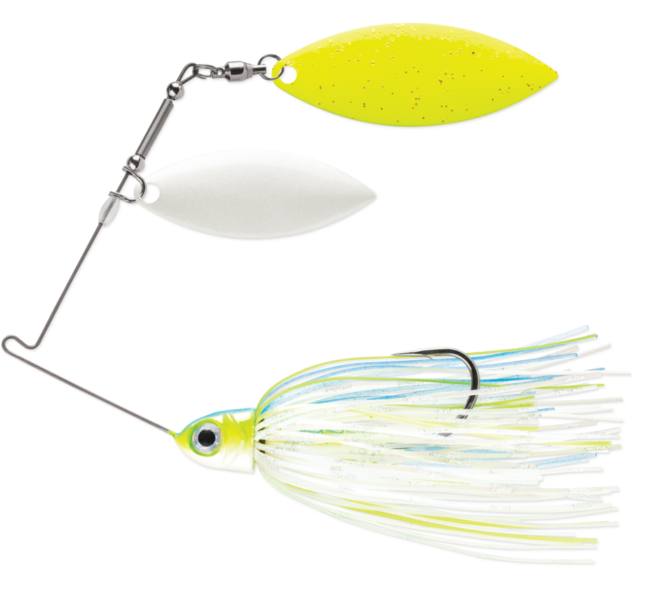Terminator PSS12WW110WC Pro Series Spinnerbait, 1/2oz, Double Willow, White &amp; Chartreuse, Nashville Sexy, 1 Pk