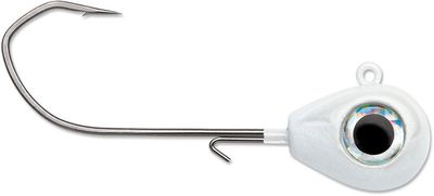 VMC  Sleek Jig, 1/8oz #1/0 Hook, White, 4/Pack