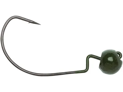 VMC RJ316-GNPPK Rugby Jig, 3/16 oz Green Pumpkin,4 Piece