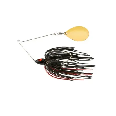 War Eagle WE12PSC38 Night Time Single Colorado Painted Head Spinnerbait 1/2oz Gold-Black Red
