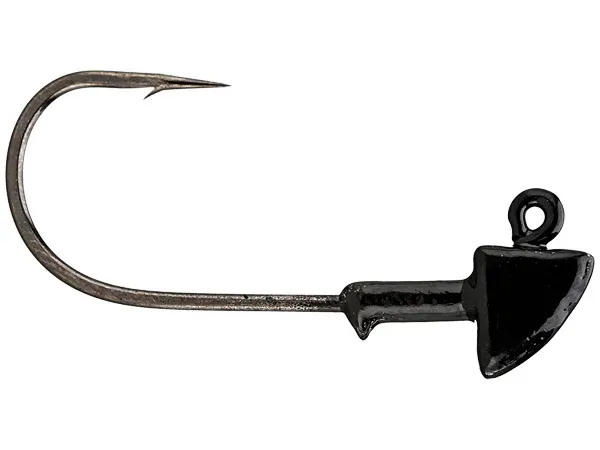 YUM YBMHJ1831 YUMbrella Money Head Jig Head, 1/8 oz, Black,5/Pack