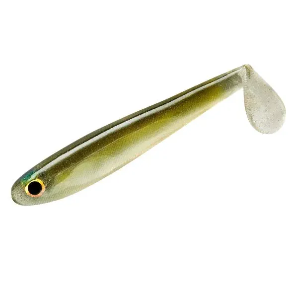 YUM YMM5935 Money Minnow Swimbait 5", Fog Light, 4 pack