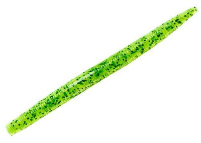 Yum YDG532 Dinger Worm 5" Chartreuse Pepper,8/Bag