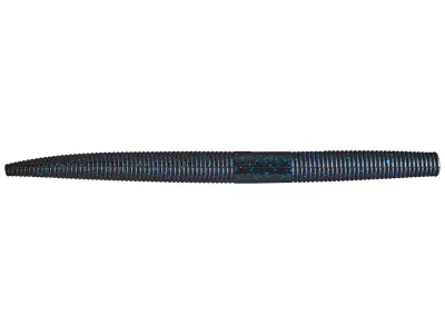 Yum YDG521 Dinger Worm 5" Black/Blue Flake,8/Bag