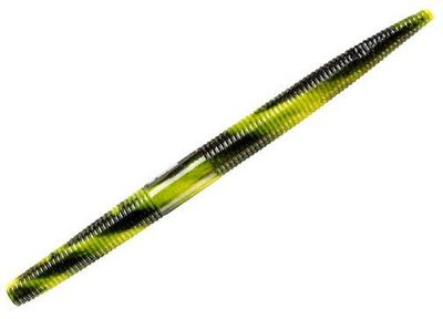 Yum YDG576 Dinger Worm 5" Bumblebee Swirl,8/Bag