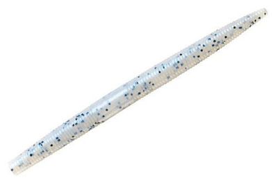 Yum YDG579 Dinger Worm 5", Glimmer Blue Pepper,8/Bag