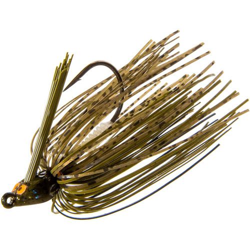 Z Man CrosseyeZ SnkhdSwimJig, 1/4oz Green Pumpkin 