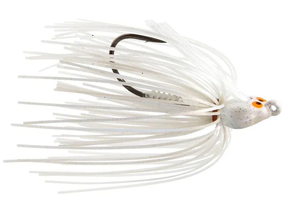 Z Man CrosseyeZ SnkhdSwimJig, 1/4oz Pearl Ghost 