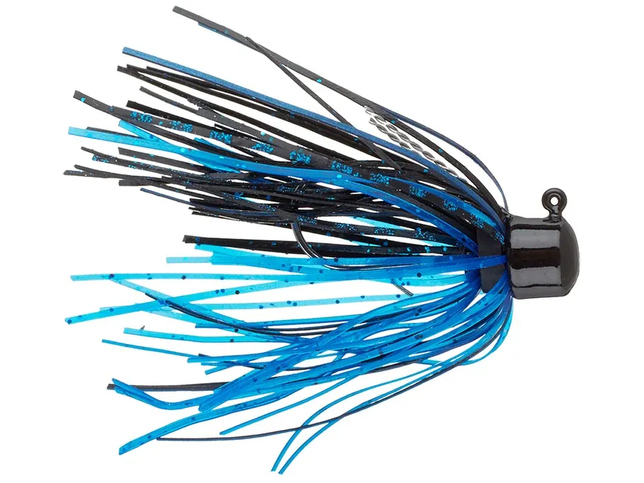Z Man Shroomz Micro Fin Jig 1/8oz Black/Blue 2pk