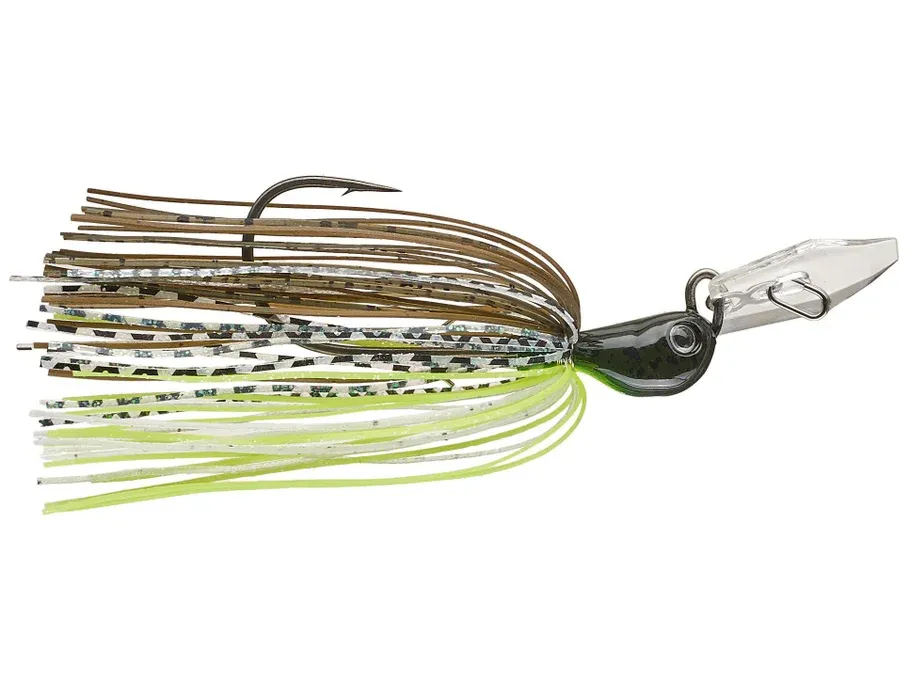Z-Man  Chatterbait Jackhammer Stealthblade 3/8 oz Bhite Delight