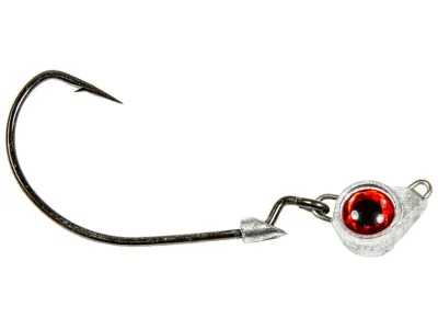 Z Man Texas Eye Jigheads 1/8oz Red 3pk
