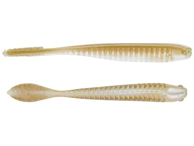 Z-Man  Elaztech Trick Shotz Drop Shot Bait 4.2", 5/Pk, Shiner