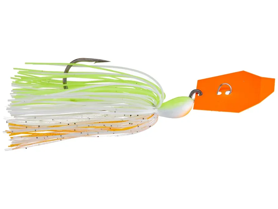 Z-Man CBB12-05 Big Blade Chatterbait 1/2oz Chartreuse/White/Orange