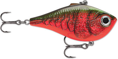 Rapala RPR06RCW Rippin' Rap Lipless Crankbait, 2 1/2", 1/2 oz, Red