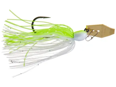 Z-Man CBMM38-04 Chatterbait Mini Max Chartreuse/White 3/8 oz