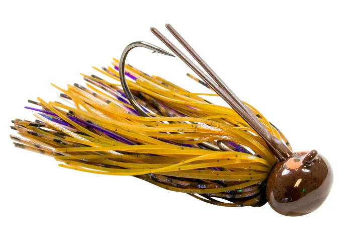 Z-Man CEFB12-04 Crosseyez Football Jig 1/2 oz Pumpkin Jelly