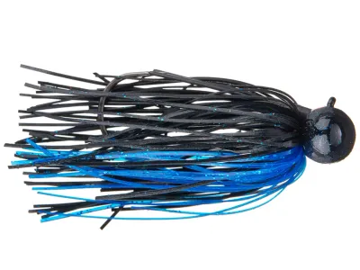 Z-Man CEFB12-01 Crosseyez Football Jig 1/2 oz Black/Blue