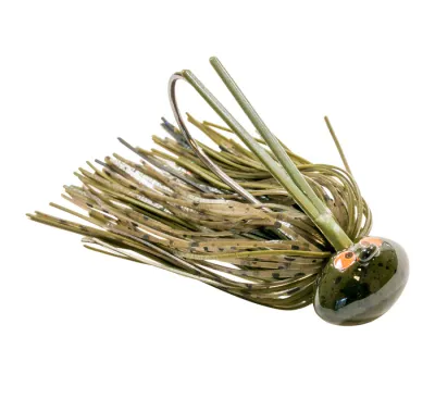 Z-Man CEFB34-02 Crosseyez Football Jig 3/4 oz Green Pumpkin