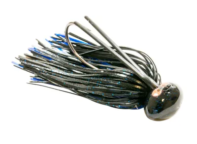 Z-Man CEFB34-01 Crosseyez Football Jig 3/4 oz Black/Blue