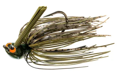 Z-Man CEFL12-02 Crosseyez Flipping Jig 1/2 oz Green Pumpkin
